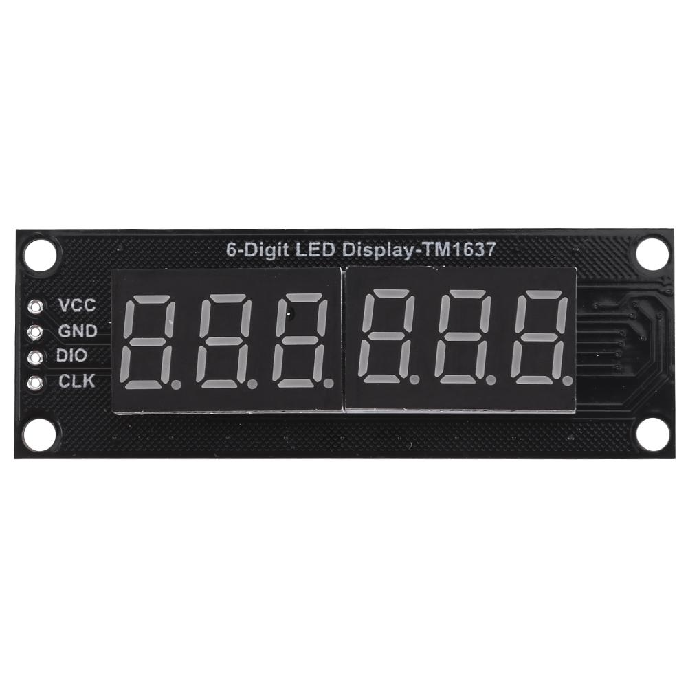 

0.36 Inch Digital LED Indicator Tube TM1637 Digital LED Module 6-Digit 7-Segment червоний
