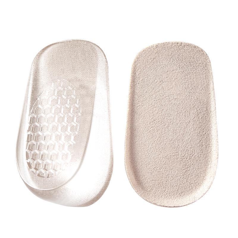 Silicone Height-Increasing Insole for Loafers and Boots - Comfortable, Invisible Half Pad for Men & Women