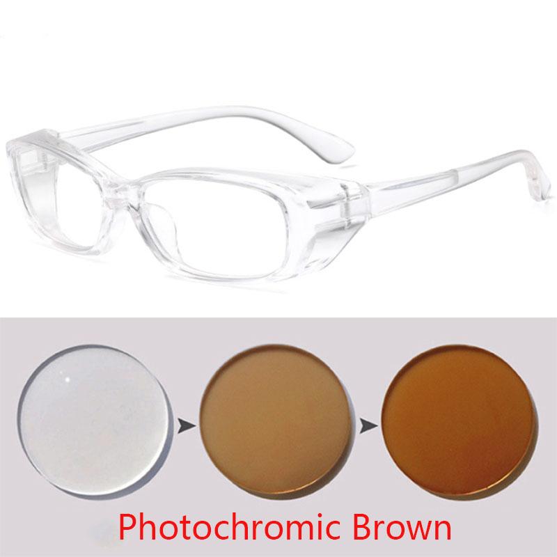 Vintage Small Square Glasses Women Steampunk Rectangle Men Fashion Shades Punk Photochromic Eyewear 0 -1.0 -1.5 To -6.0