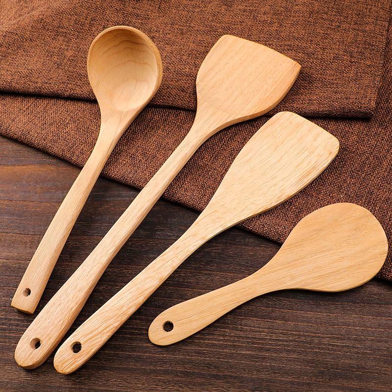 Wooden Spatula and Spoon Set