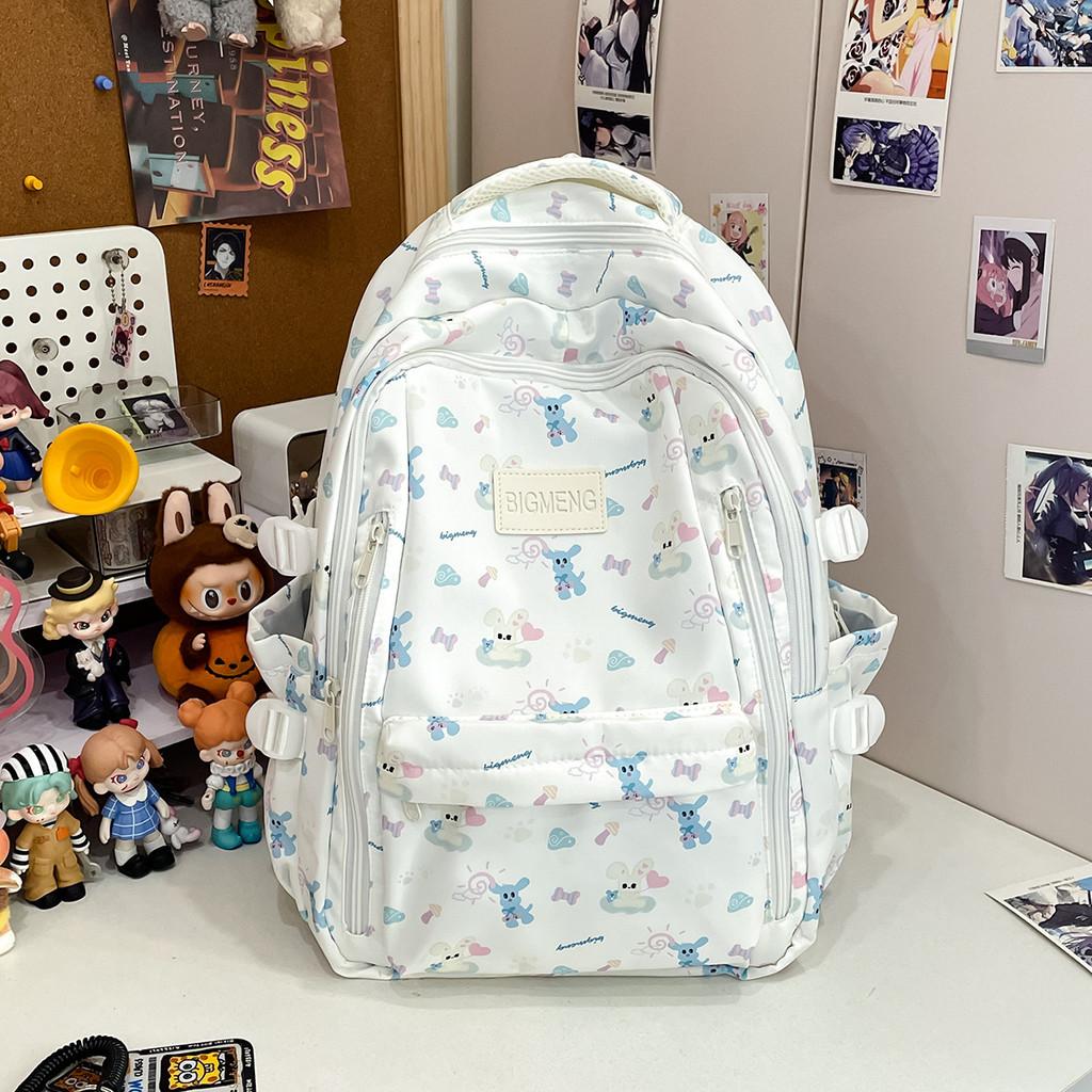 Printed Rabbit Animal Pattern Small Backpack For Girls And Teens Travel Casual