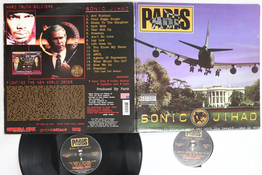 LP Record PARIS - Sonic Jihad GF10051 GUERRILLA FUNK  2003 US Rap & Hip-Hop/R&B Used