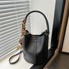 Stylish Korean Fashion Bucket Bag For Spring Summer 2024 In Black White Blue Yellow Colors