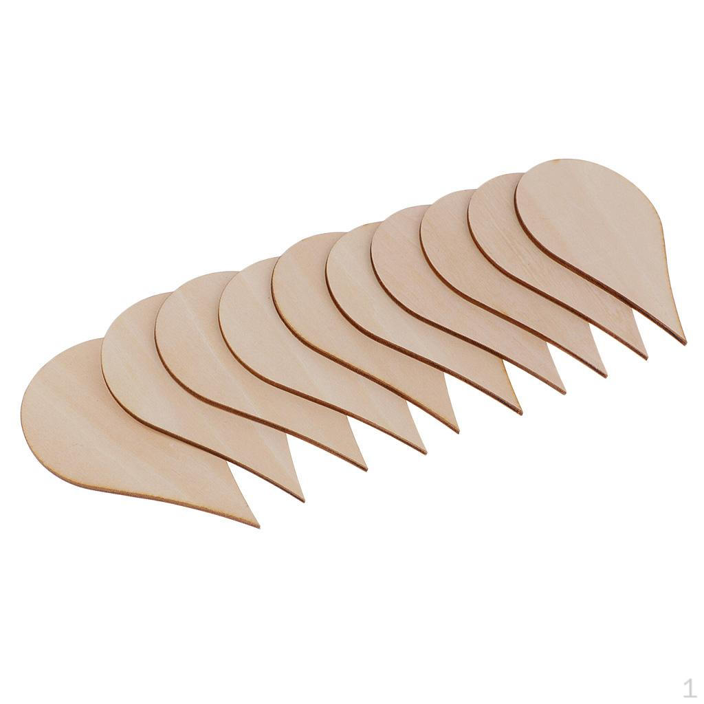 Wood Cutouts, Unfinished Wooden Ornaments for Decoration,