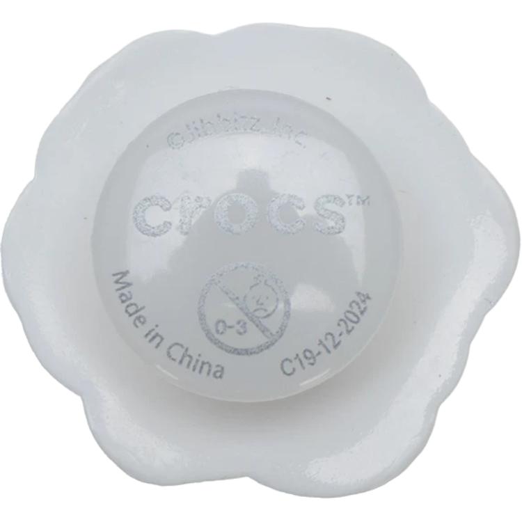 

Crocs Модные Элегантные ПВХ Аксессуары для Обуви Унисекс Для Пары Белые F белый