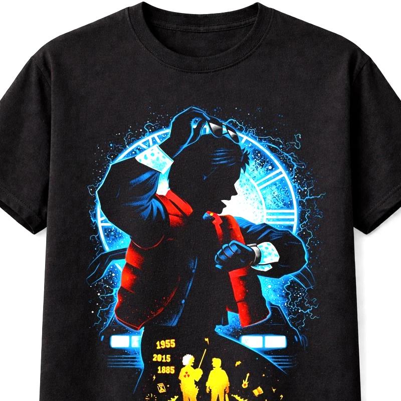 Back To The Future Time Travel 80s Movie Retro Graphic Unisex TShirt S5XL S