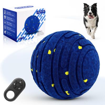 COSOWO [Lançamento] Bola Elétrica Automática para Cães com Controle Remoto de Próxima Geração com Funções de Rotação e Pulo, 4 Modos, Corpo Leve de 140g,