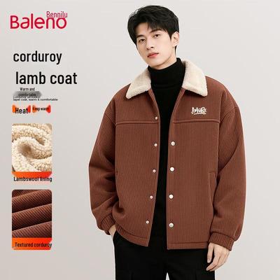 Baleno Men's Corduroy Fleece Lined Jacket