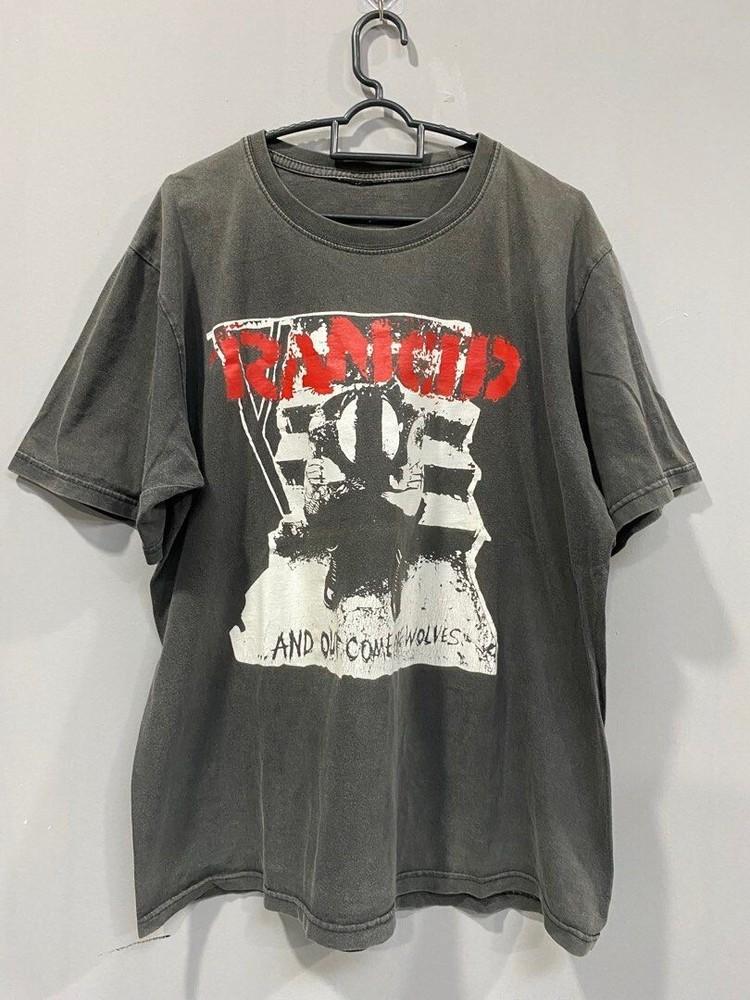Винтажная черная футболка с коротким рукавом панк-группы Rancid, классическая, унисекс, KV28717 XXXXL