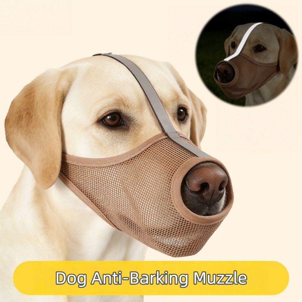 Washable Dog Face Cover Multi Size Mesh Pet Muzzles New Puppy Mouth Cover for Large Dogs
