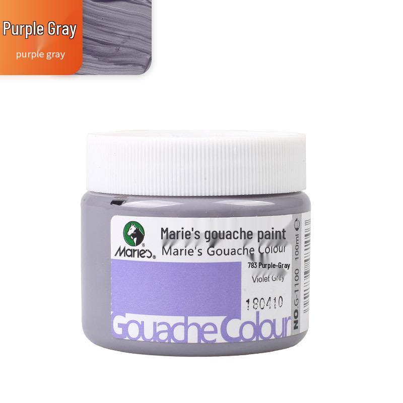 Mali Afwasbare Gouache Verf 100ml - Handgeschilderde Kleuren voor Kinderen en Studenten