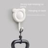 3992 Bathroom Hook Strong Adhesive Punch-free Door Rear Kitchen Bathroom Nail-free Sticking Wall Hook