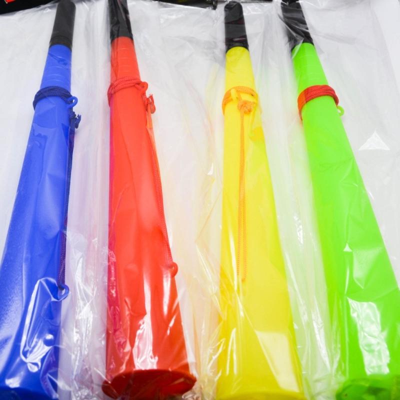 4PCS Football Fan Vuvuzela Horns Color Assorted Loud Cheering Tool Celebration Trumpets For Stadium Parties