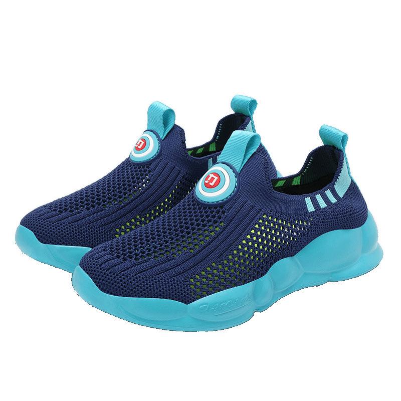 New Hollowed-out One-pedal Men's Soft and Breathable Casual Shoes Medium and Large Children's Lightweight Fashion Sports Shoes