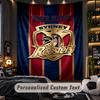 TapestrySydney Roosters Custom Name Text Personalized Wall Hanging Tapestry Home Wall Decor