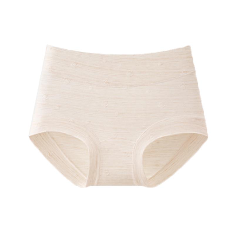 Plus Size Women's Summer Thin 10A Bacteriostatic Extended Crotch Comfortable Breathable Hip High Waist Briefs