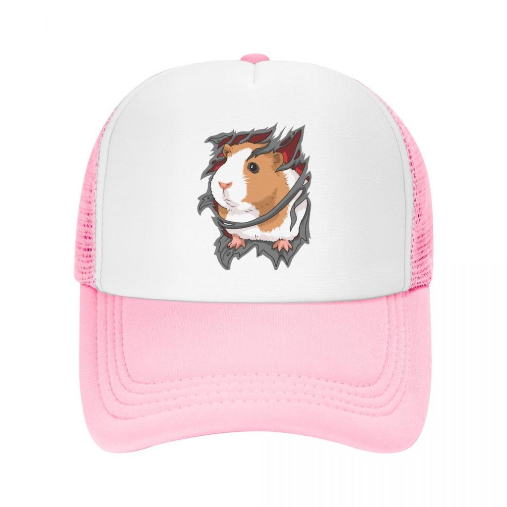 Classic Cute Guinea Pig Pet Trucker Hat Unisex Women Custom Adjustable Unisex Animal Baseball Cap Spring Snapback Caps