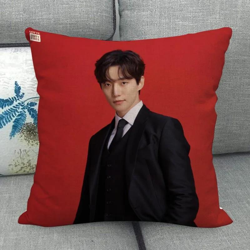 Kpop Lee Junho Pillowcase High Quality Home Textile Cotton Linen Fabric 45x45cm One Side Decoration Pillow Cover New WJY10.16