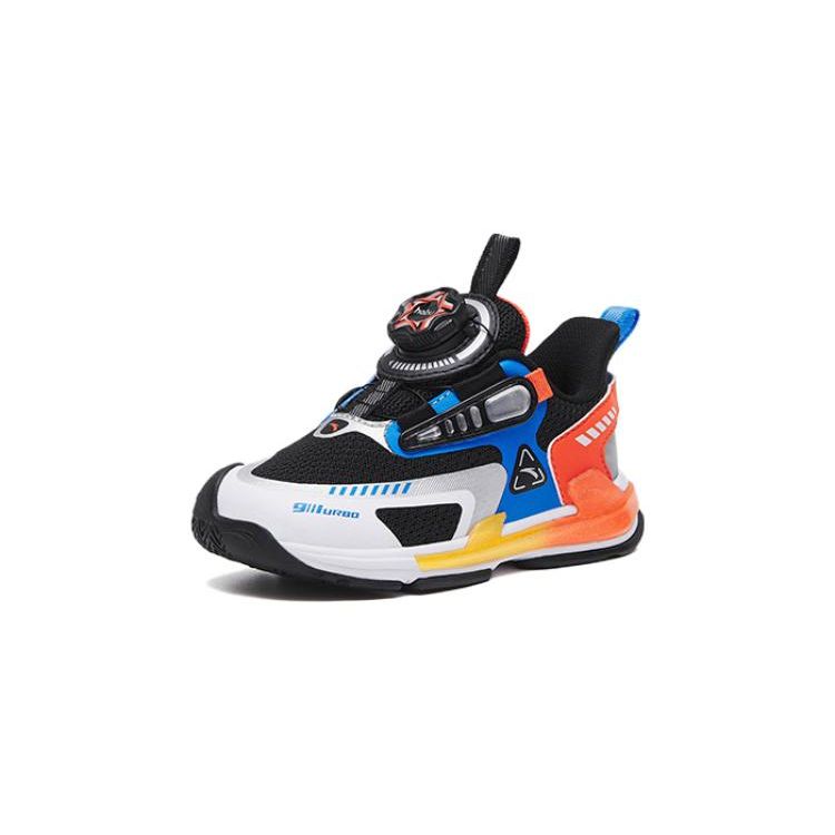 Anta Anti-Slip Low-Top Walking Shoes Baby Shoes Black Blue Orange 312310061-2
