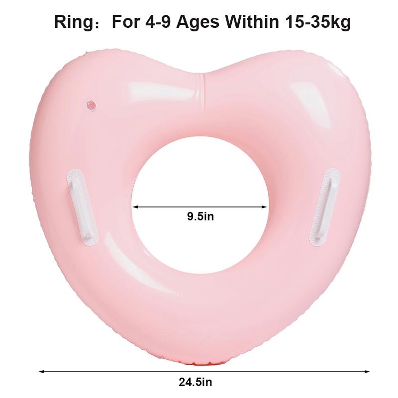 1Pcs Inflatable Pool Float Swim Ring Thicken Swim Tube Pool Float Ring Summer Beach Water Pool Floating Toys