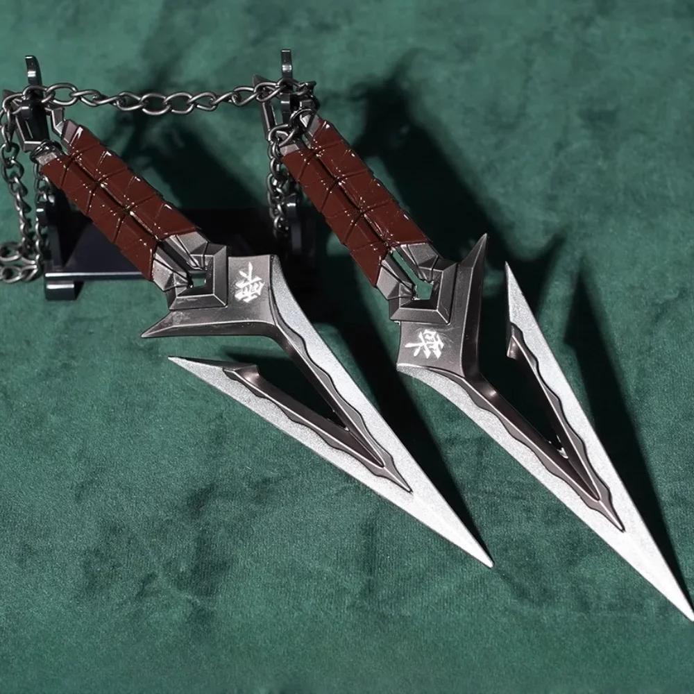 Valorant Weapon Swords of Primordia Kuronami No Yaiba Ninja Kunai Melee Weapon Miniature Metallic Material Samurai Sword Ornaments Presents Playthings
