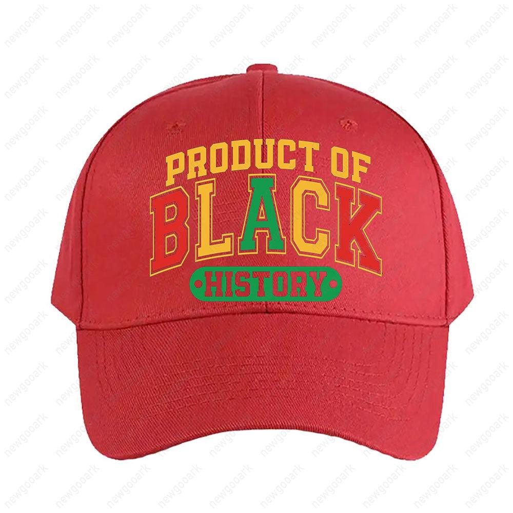 Roduct of Black History Women Unisex Peaked Hat Fashion Casual Adjustable Printed Baseball Caps