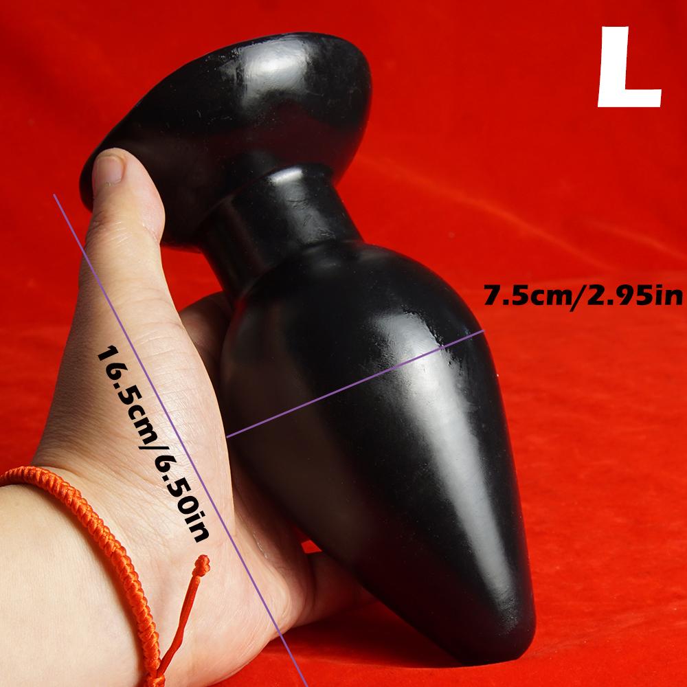 TPE Butt Plug,Ass Anus Dilator Prostrate Massage,Anal Dildo Sex Toy with Strong Suction Cup,Analplug Buttplug