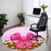 1pc Bow, Lace Chair Carpet for Office, Non-slip, Soft and Durable Office Rug for  Decoration, Perfect for Office Yy251229121