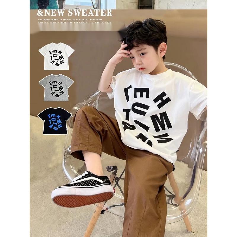 

Дети Мальчики с короткими рукавами Футболка Малыш Малыш Детские Повседневные Свободные Топы для Младенцев Унисекс Мальчики Девочка Графическая печать Футболка для детей Мода Лето