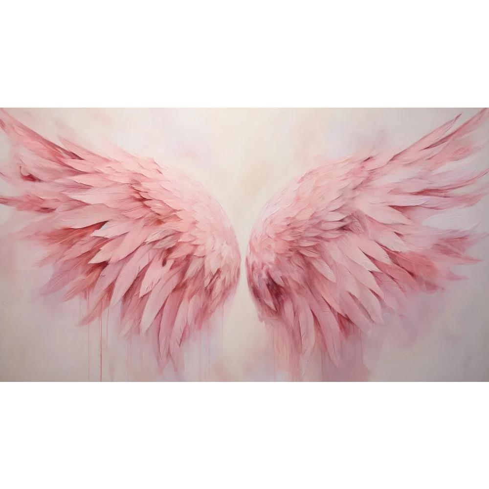 Abstract Angel Wings Canvas Painting Vintage Wall Art Black and White Wings Poster Print For Bedroom Living Room Home Decor