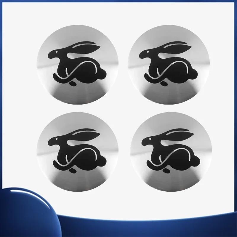 4pcs 56mm Car Wheel Center Sticker for ABT Golf 5 6 Polo Passat Tiguan CC Bettle Bora Touran MK4 Scirocco Santana