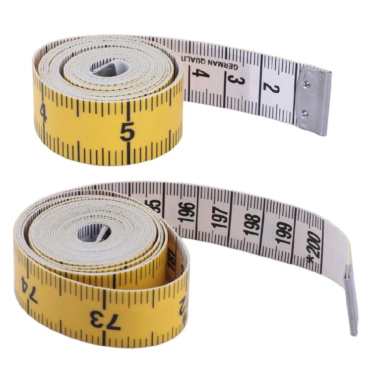 60"/150cm Soft BodyFitness Measuring Ruler Sewings Cloth Tailor Tape Measure