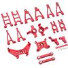MJX Hyper Go 14303 14302 14301 Metal Steering Cup/Shock Tower Brackets/Front Rear Upper Low Swing Arm For 1/14 RC Upgrade Parts