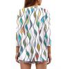 Women's T Shirt Print Button 3/4 Sleeve Daily Weekend Fashion Basic V- Neck Regular Top