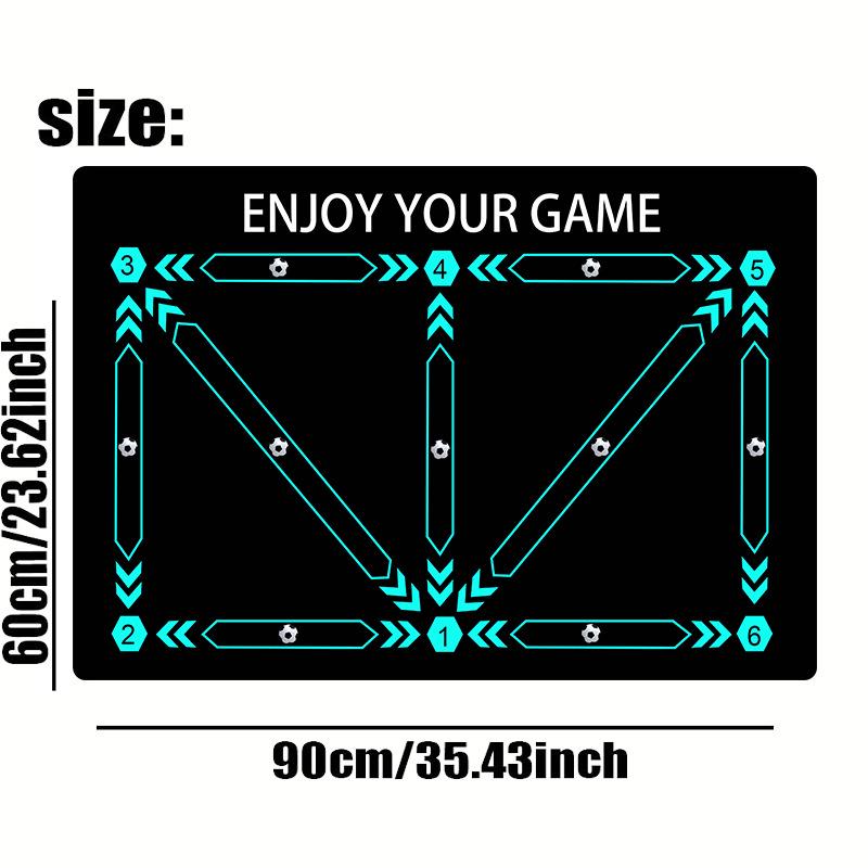 Non-Slip Indoor Diatom Mud Football Training Mat: Soundproof Footwork  Ball Control Fitness Mat 40*60cm Sample