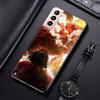 Etui do Samsung Galaxy S21 S20 Ultra S10 Plus Lite S21 S20 Fe 5g S10e S9 S8 S7 Edge Shell Fundas Attack On Titan Anime