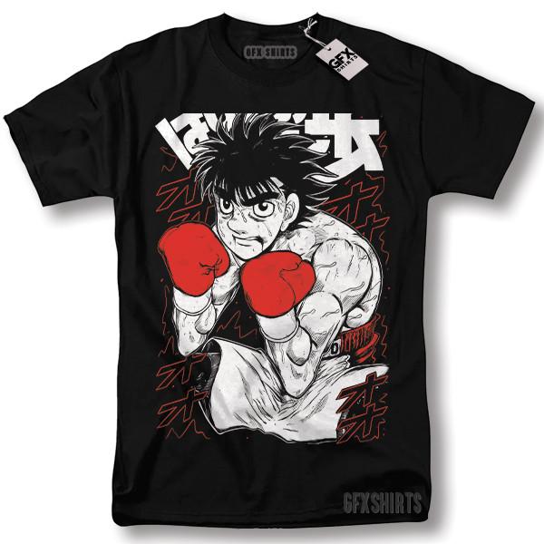 Hajime No Ippo Shirt boxing Anime kamogawa takamura Manga Graphic T-shirt XXXXL