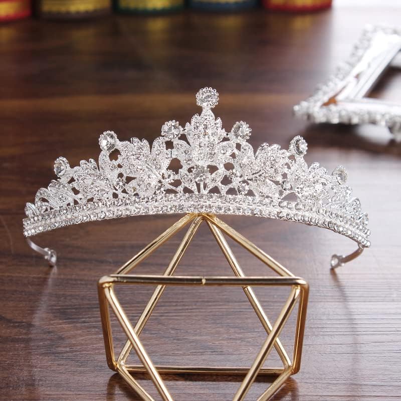 Leaf motif tiara earrings or pierced hairpin guide cosplay necklace, earrings, 3-piece set, included, how-to included, wedding, wedding, party,