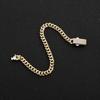 Fashion Monaco Anklet 4N6N8N23cm25cm High Quality 14K Gold Plated Anti-fading Anklet for Men and Women