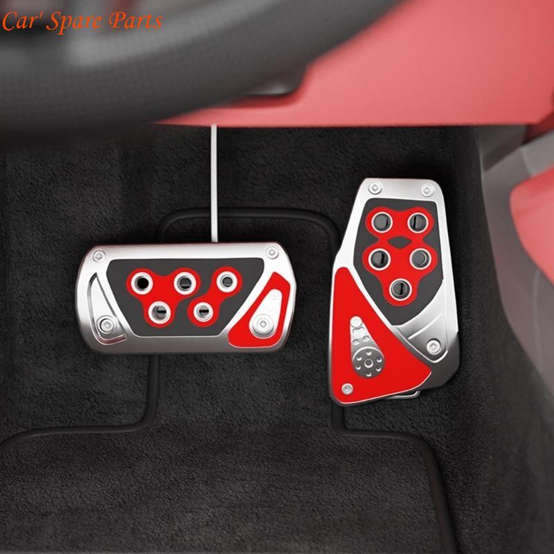 Y4UA Non-slip Car Foot Treadle Footrest Pedal Cover Automatic Gear Brake Rest Pedal