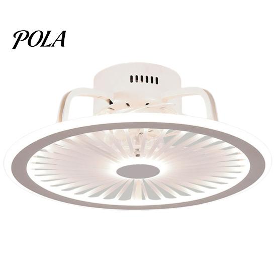 Ceiling Fan Lamp Warm White Light Multifunctional Three Colors Adjustable Modern Minimalist Remote LED Control for Living Room Household Supplies