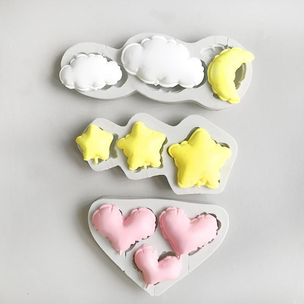 Number Design Silicone Mold Star Shape Resin Clay Mold New Chocolate Mold DIY Dessert