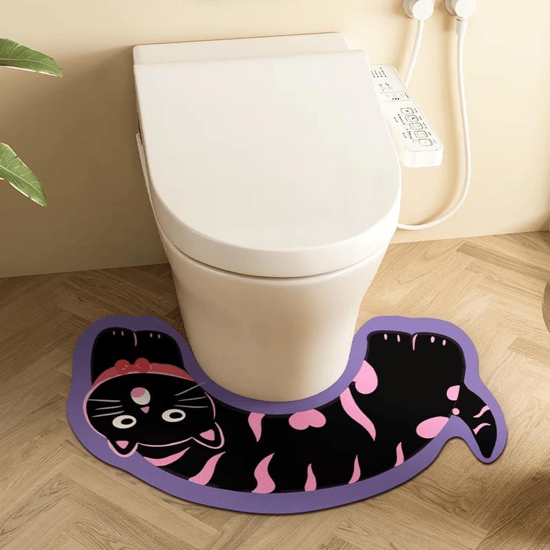 Yinshang Cartoon Bathroom Absorbent Non-Slip Floor Mat 40*63cm
