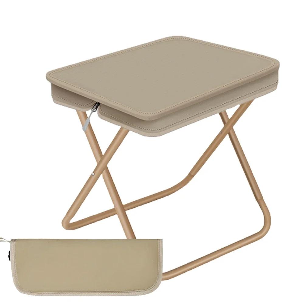 

Ultra-light Portable Camping Folding Climbing Chair Amusement Park Waiting Backpacking бежевий