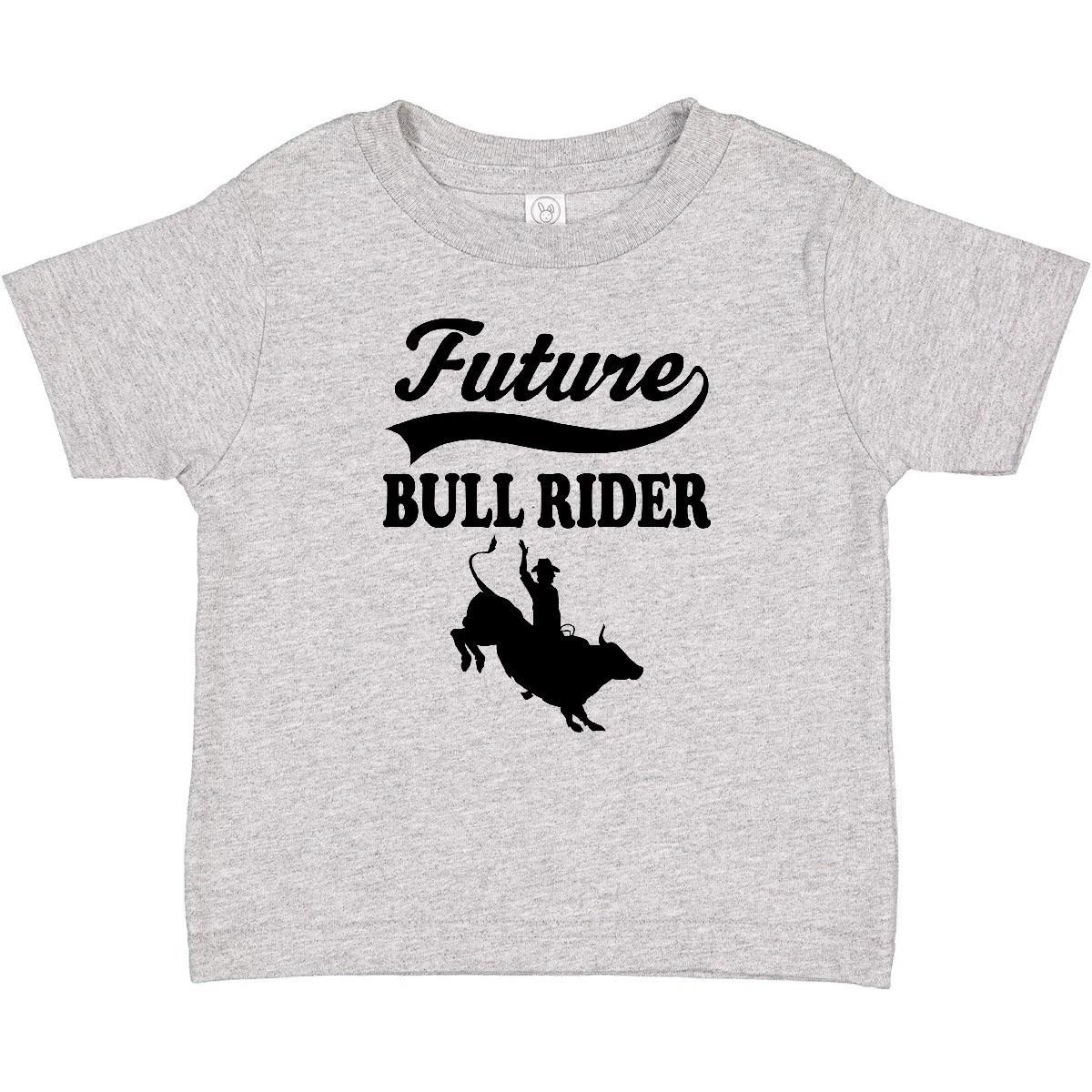 Inktastic Future Bull Rider Rodeo Riding Baby kids boys T-Shirt Event Competition Cowboy 150