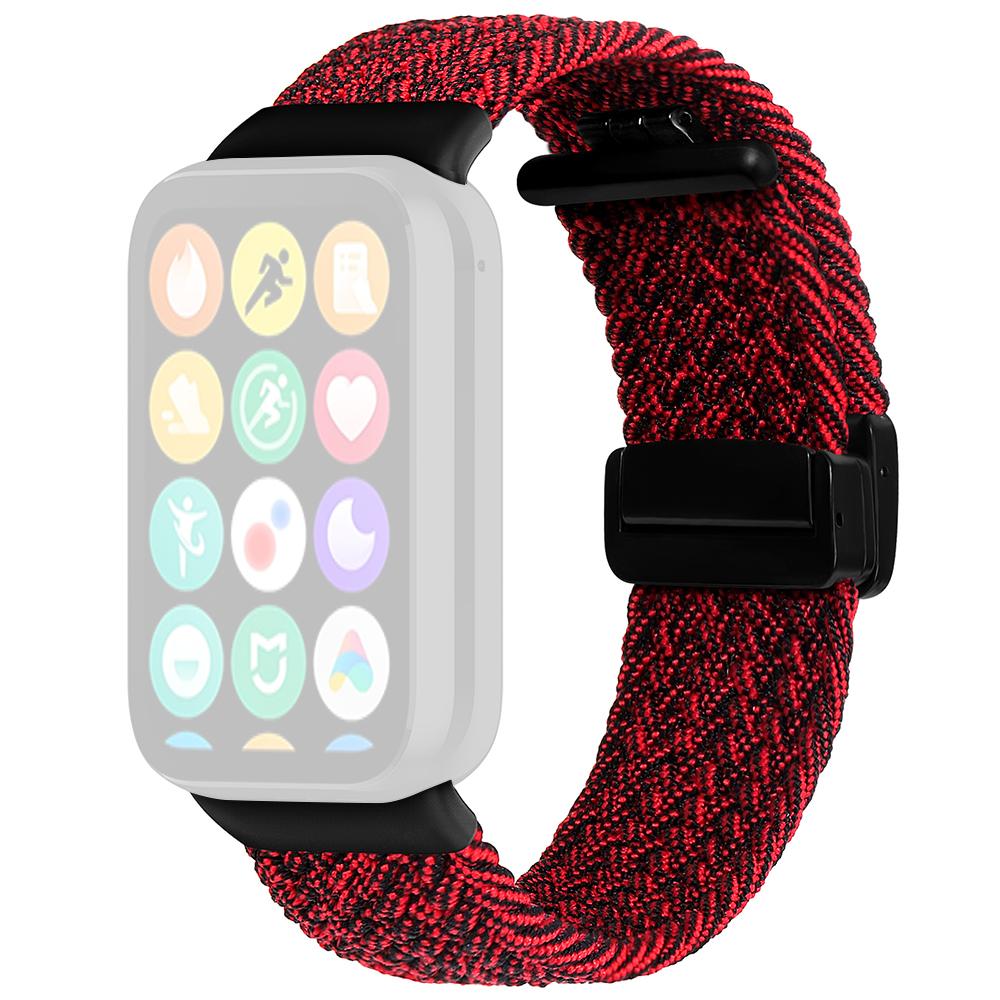 For Xiaomi Smart Band 9 Pro/Band 8 Pro/Redmi Watch 4 Nylon Braided Band Magnetic Buckle Watch Strap