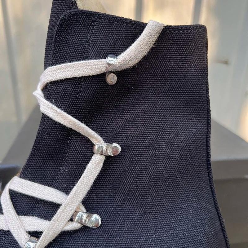 Codzienny Wysoka Jakość Czarny Projektant Męskie Skórzane Buty Ro Pentagram Gruba Podeszwa Zamek Płaskie Płócienne Luksusowe Damskie Botki Trampki