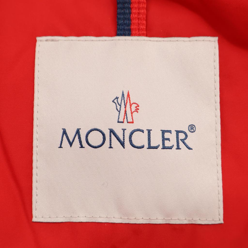 Moncler [/Domestic Regular] MONTCLA Monkura Inside Logo Embroidered Line Hooded Down Jacket 6 RedUsed
