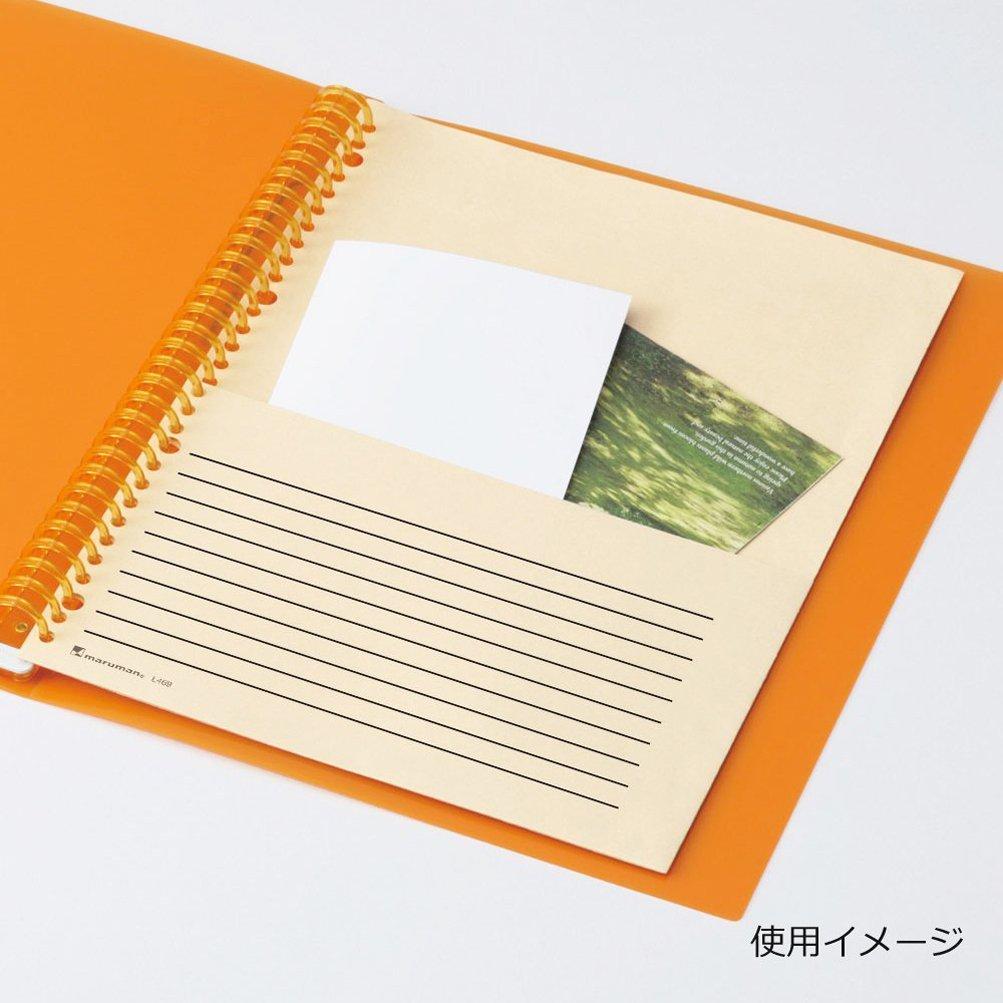 Maruman Pocket Leaf B5 26-Hole Refills (2 Sheets, 10-Pack) L472