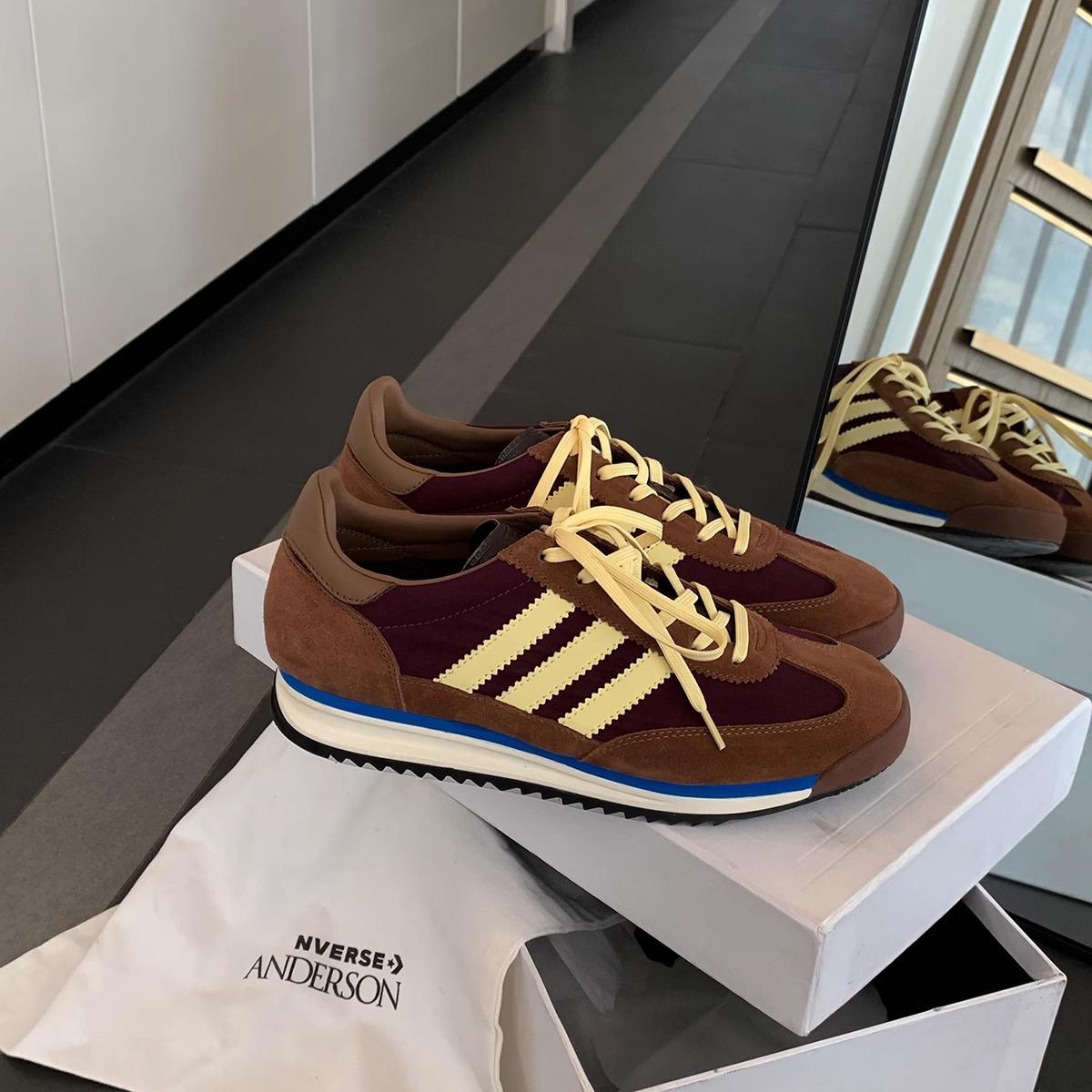 

[Su Yinyin of the same style] Super gao version~ P super soft calfskin casual sports little white shoes women s German training shoes 35